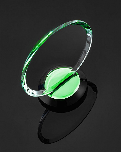 Награда Neon Emerald с логотипом  заказать по выгодной цене в кибермаркете AvroraStore