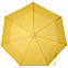 Складной зонт Alu Drop S, 3 сложения, 7 спиц, автомат, желтый (горчичный) с логотипом  заказать по выгодной цене в кибермаркете AvroraStore