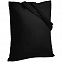 Холщовая сумка Neat 140, черная с логотипом  заказать по выгодной цене в кибермаркете AvroraStore