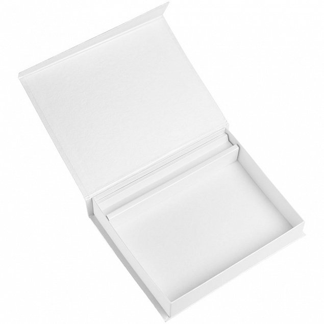 Коробка Duo под ежедневник и ручку, белая с логотипом  заказать по выгодной цене в кибермаркете AvroraStore