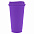 Стакан с крышкой Color Cap, фиолетовый с логотипом  заказать по выгодной цене в кибермаркете AvroraStore