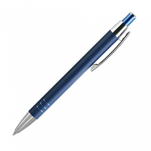 Шариковая ручка Avenue, синяя с логотипом  заказать по выгодной цене в кибермаркете AvroraStore