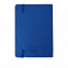 Блокнот SHADY JUNIOR с элементами планирования,  А6, синий, кремовый блок, темно-синий обрез с логотипом  заказать по выгодной цене в кибермаркете AvroraStore