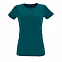 Футболка женская Regent Fit Women, винтажный синий с логотипом  заказать по выгодной цене в кибермаркете AvroraStore