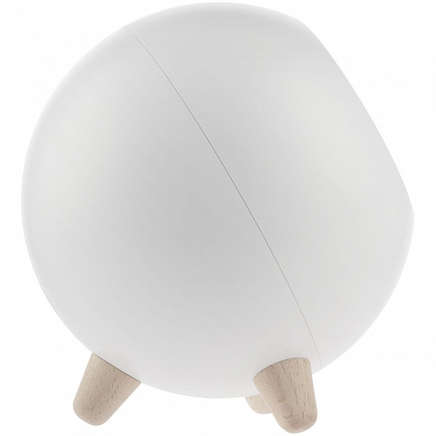 Беспроводная лампа-колонка Right Meow, белая с логотипом  заказать по выгодной цене в кибермаркете AvroraStore