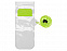 Влагостойкий чехол Mambo, зеленый/прозрачный с логотипом  заказать по выгодной цене в кибермаркете AvroraStore