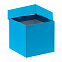 Коробка Cube S, голубая с логотипом  заказать по выгодной цене в кибермаркете AvroraStore