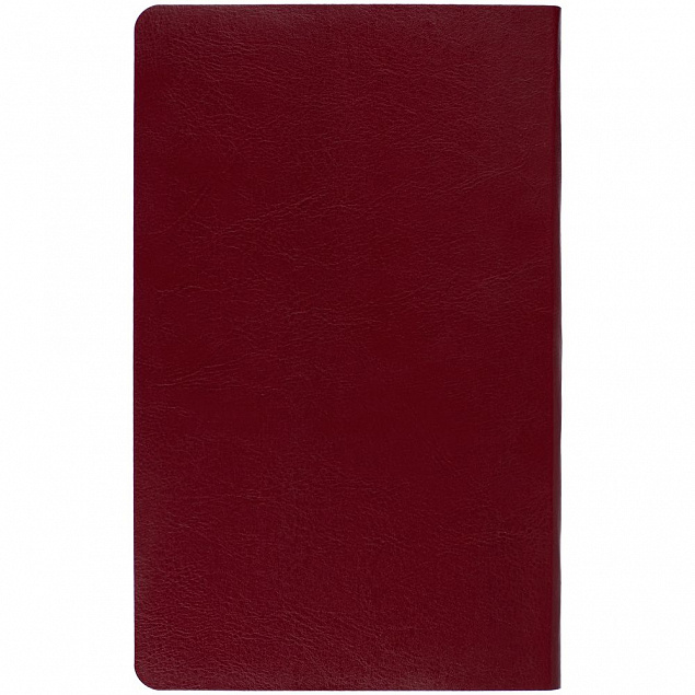 Блокнот Blank, бордовый с логотипом  заказать по выгодной цене в кибермаркете AvroraStore