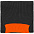 Шарф Snappy, темно-серый с оранжевым с логотипом  заказать по выгодной цене в кибермаркете AvroraStore