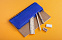 Блокнот "Full kit" с пеналом и канцелярскими принадлежностями с логотипом  заказать по выгодной цене в кибермаркете AvroraStore