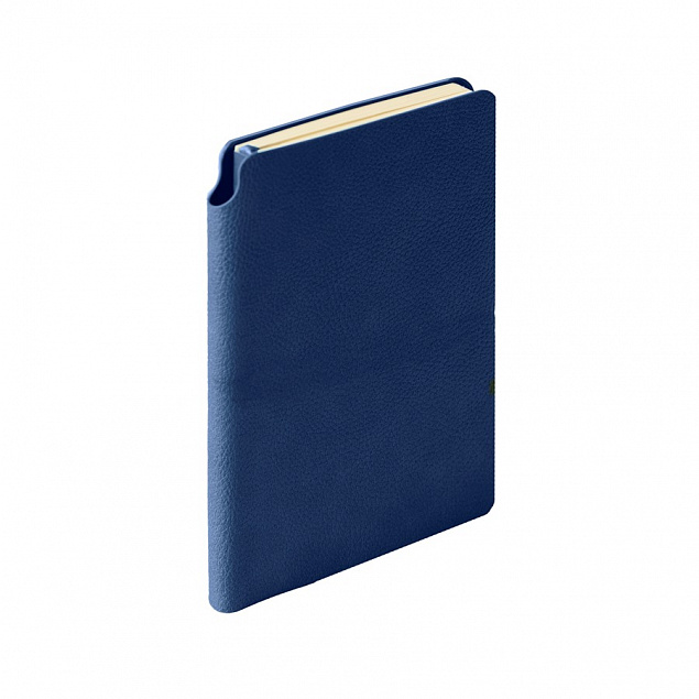 Ежедневник недатированный SALLY, A6, синий, кремовый блок с логотипом  заказать по выгодной цене в кибермаркете AvroraStore