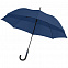 Зонт-трость Glasgow, темно-синий с логотипом  заказать по выгодной цене в кибермаркете AvroraStore