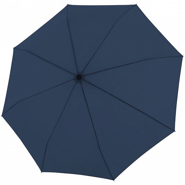Зонт складной Trend Mini, темно-синий с логотипом  заказать по выгодной цене в кибермаркете AvroraStore
