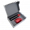Набор Hot Box Duo CB grey (черный с красным) с логотипом  заказать по выгодной цене в кибермаркете AvroraStore