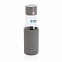 Стеклянная бутылка для воды Ukiyo с силиконовым держателем с логотипом  заказать по выгодной цене в кибермаркете AvroraStore