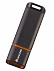 Флешка Uniscend Slalom, черная с оранжевым, 8 Гб с логотипом  заказать по выгодной цене в кибермаркете AvroraStore