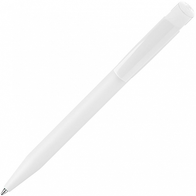 Ручка шариковая S45 ST, белая с логотипом  заказать по выгодной цене в кибермаркете AvroraStore