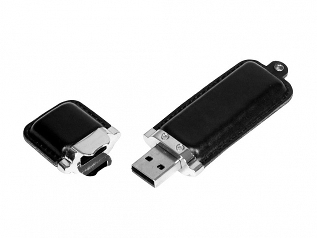 USB 2.0- флешка на 8 Гб классической прямоугольной формы с логотипом  заказать по выгодной цене в кибермаркете AvroraStore