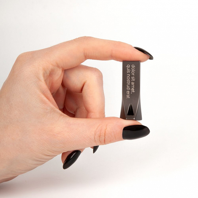 Флешка Ergo Style Black, USB3.0, черная, 32 Гб с логотипом  заказать по выгодной цене в кибермаркете AvroraStore