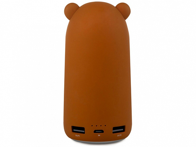 Внешний аккумулятор «NEO Teddy», 10000mAh с логотипом  заказать по выгодной цене в кибермаркете AvroraStore