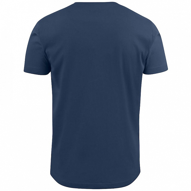 Футболка мужская American U, синяя с логотипом  заказать по выгодной цене в кибермаркете AvroraStore