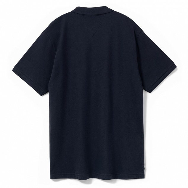 Рубашка поло мужская Neptune, темно-синяя с логотипом  заказать по выгодной цене в кибермаркете AvroraStore