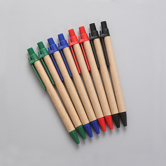 Шариковая ручка NATURAL BIO - Зеленый FF с логотипом  заказать по выгодной цене в кибермаркете AvroraStore