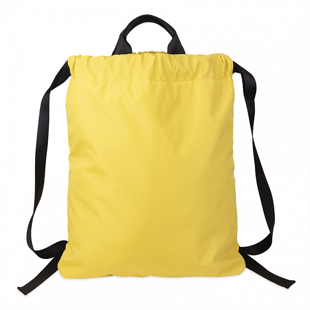 Рюкзак RUN new, жёлтый, 48х40см, 100% полиэстер с логотипом  заказать по выгодной цене в кибермаркете AvroraStore