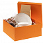 Коробка Satin, большая, оранжевая с логотипом  заказать по выгодной цене в кибермаркете AvroraStore