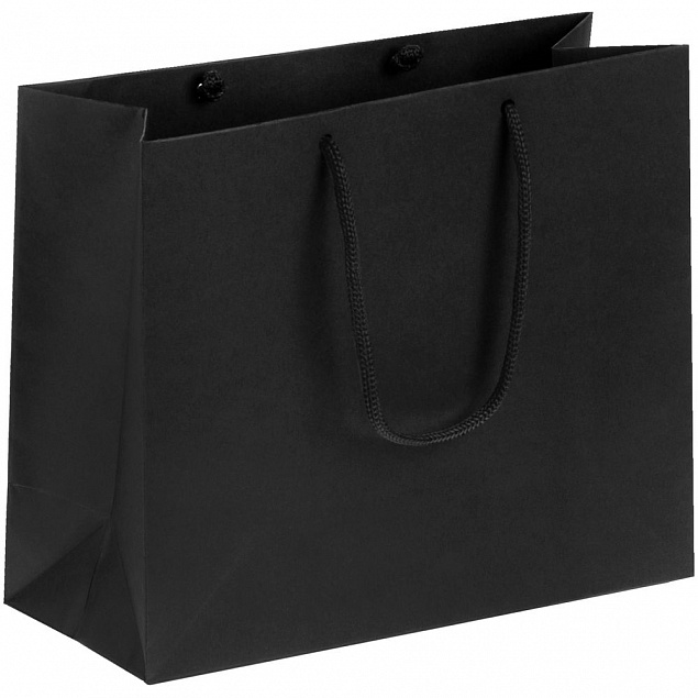 Пакет Porta, малый, черный с логотипом  заказать по выгодной цене в кибермаркете AvroraStore