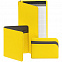 Картхолдер с отделением для купюр Dual, желтый с логотипом  заказать по выгодной цене в кибермаркете AvroraStore