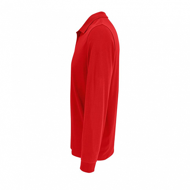 Рубашка поло с длинным рукавом Prime LSL, красная с логотипом  заказать по выгодной цене в кибермаркете AvroraStore