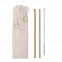 Бамбуковые палочки и щеточка в с логотипом  заказать по выгодной цене в кибермаркете AvroraStore