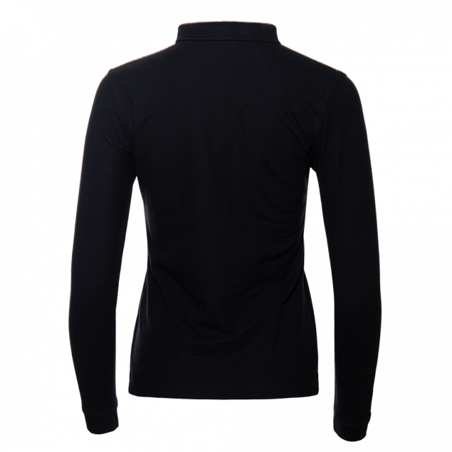 Рубашка поло StanPoloWomen Чёрный с логотипом  заказать по выгодной цене в кибермаркете AvroraStore