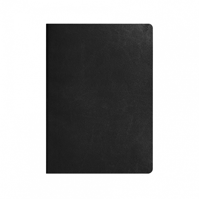 Ежедневник недатированный Tony, А5, черный, кремовый блок в клетку с логотипом  заказать по выгодной цене в кибермаркете AvroraStore