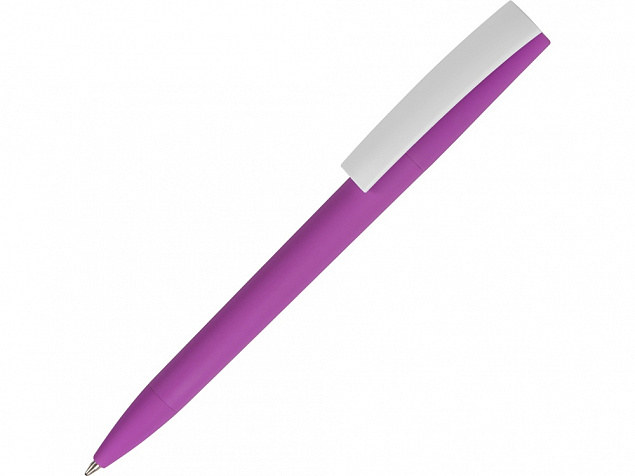 Ручка пластиковая soft-touch шариковая Zorro с логотипом  заказать по выгодной цене в кибермаркете AvroraStore
