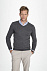 Пуловер мужской Glory Men, серый меланж с логотипом  заказать по выгодной цене в кибермаркете AvroraStore