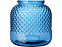 Подсвечник Estar из переработанного стекла, синий прозрачный с логотипом  заказать по выгодной цене в кибермаркете AvroraStore
