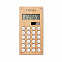 Калькулятор 8-разрядный бамбук с логотипом  заказать по выгодной цене в кибермаркете AvroraStore