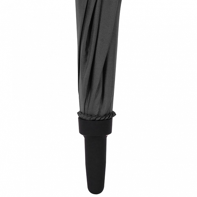 Зонт-трость Trend Golf AC, серый с логотипом  заказать по выгодной цене в кибермаркете AvroraStore