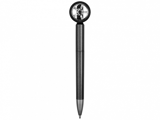 Ручка пластиковая шариковая Wheel со спиннером с логотипом  заказать по выгодной цене в кибермаркете AvroraStore