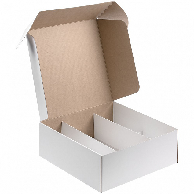 Коробка для пледа и бокалов с логотипом  заказать по выгодной цене в кибермаркете AvroraStore
