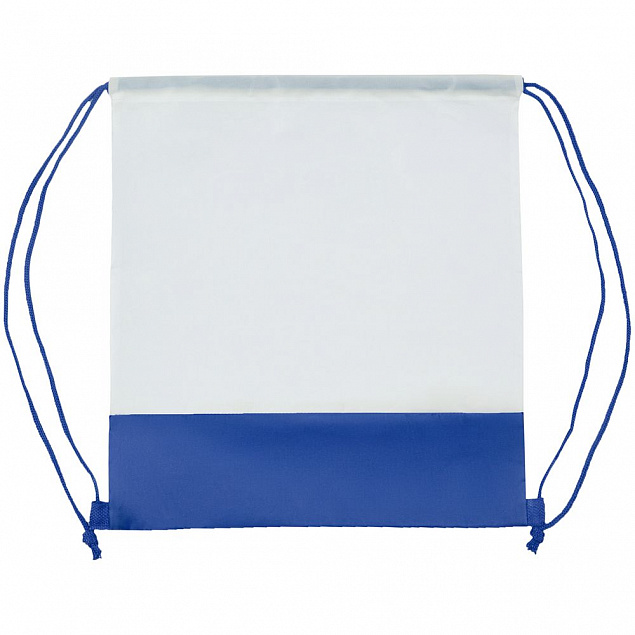 Рюкзак детский Classna, белый с синим с логотипом  заказать по выгодной цене в кибермаркете AvroraStore