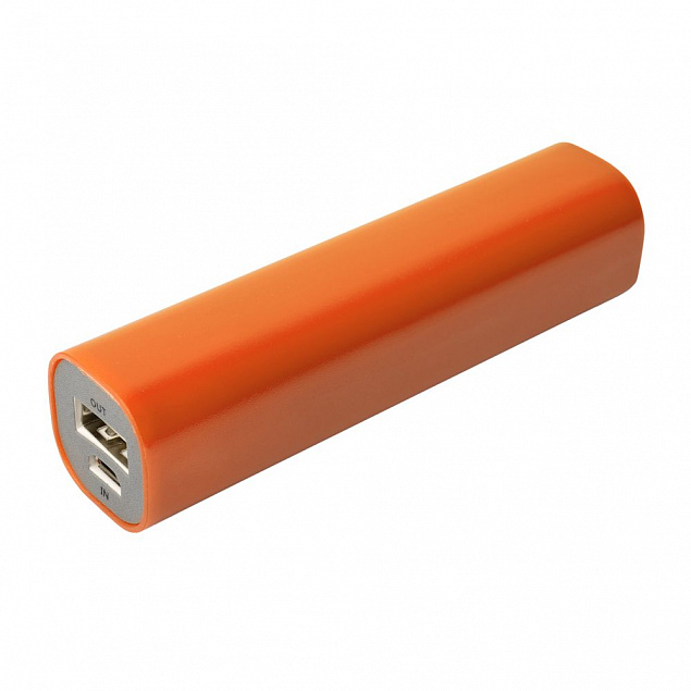 Внешний аккумулятор Easy Shape 2000 мАч, оранжевый с логотипом  заказать по выгодной цене в кибермаркете AvroraStore