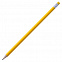 Карандаш простой Triangle с ластиком, желтый с логотипом  заказать по выгодной цене в кибермаркете AvroraStore