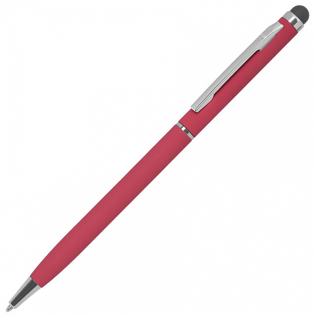 Ручка шариковая со стилусом TOUCHWRITER SOFT, покрытие soft touch с логотипом  заказать по выгодной цене в кибермаркете AvroraStore