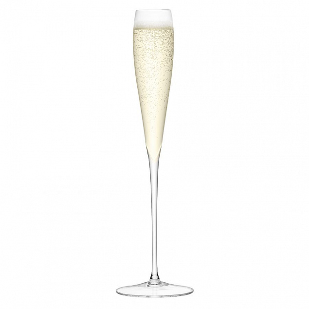 Набор высоких бокалов для шампанского Wine с логотипом  заказать по выгодной цене в кибермаркете AvroraStore