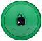 Часы настенные Vivid large, зеленые с логотипом  заказать по выгодной цене в кибермаркете AvroraStore