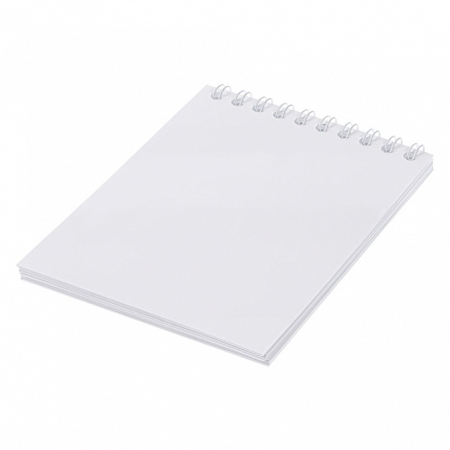 Блокнот Bonn Soft Touch, S, белый с логотипом  заказать по выгодной цене в кибермаркете AvroraStore