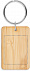 Брелок из бамбука с логотипом  заказать по выгодной цене в кибермаркете AvroraStore